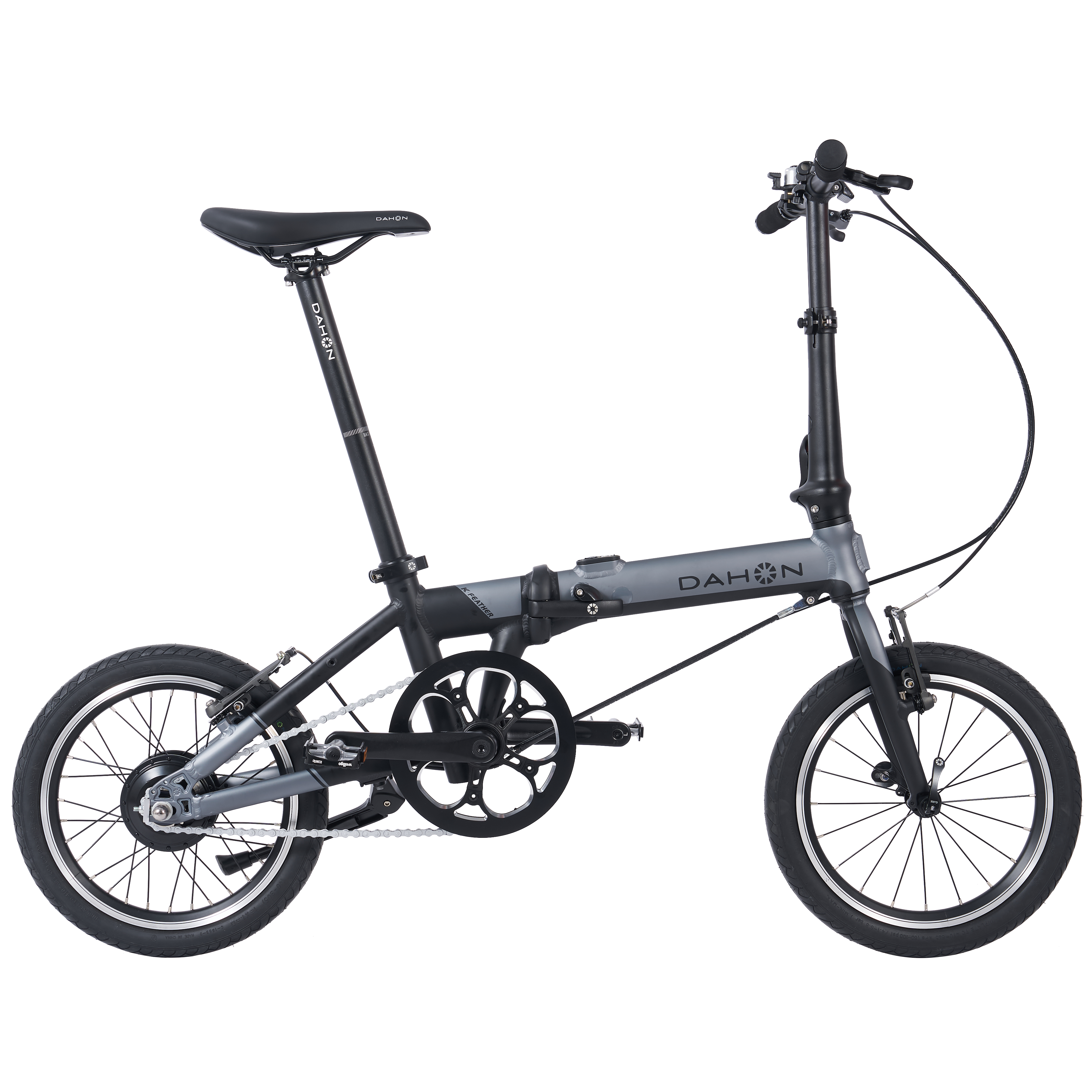 Folded FoldBike hinge detail